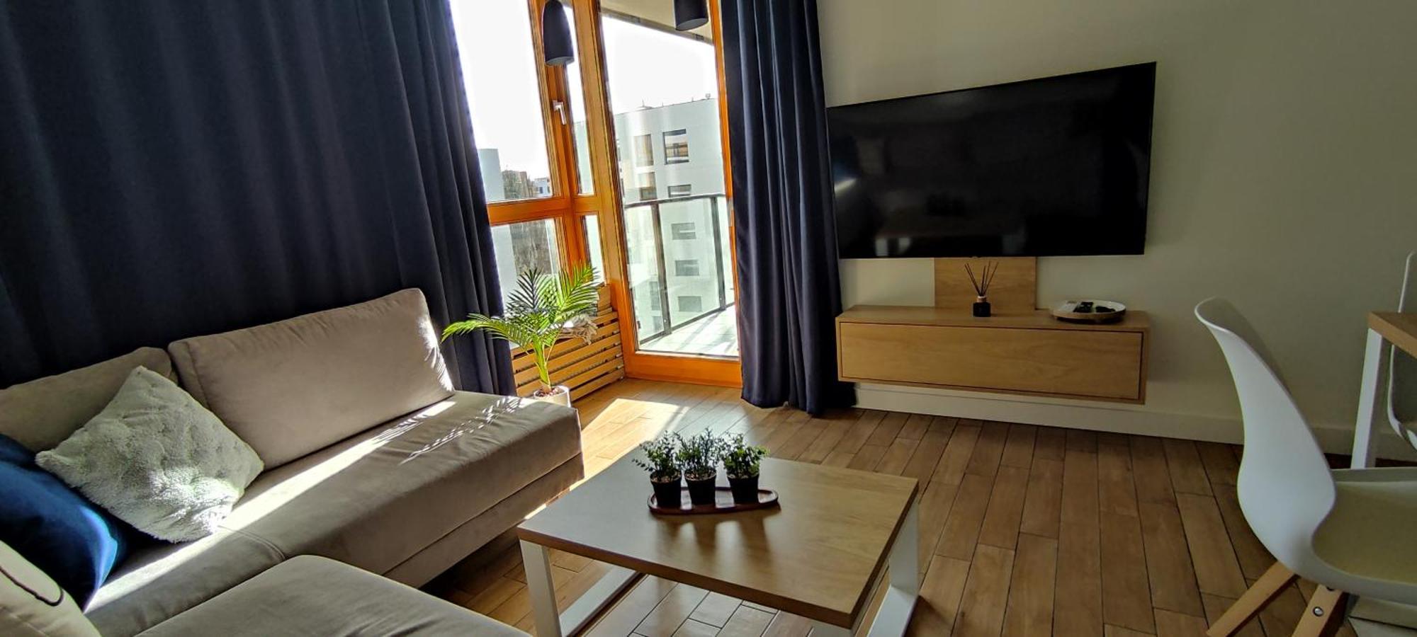Wola Blue Modern Apartment Warschau Buitenkant foto