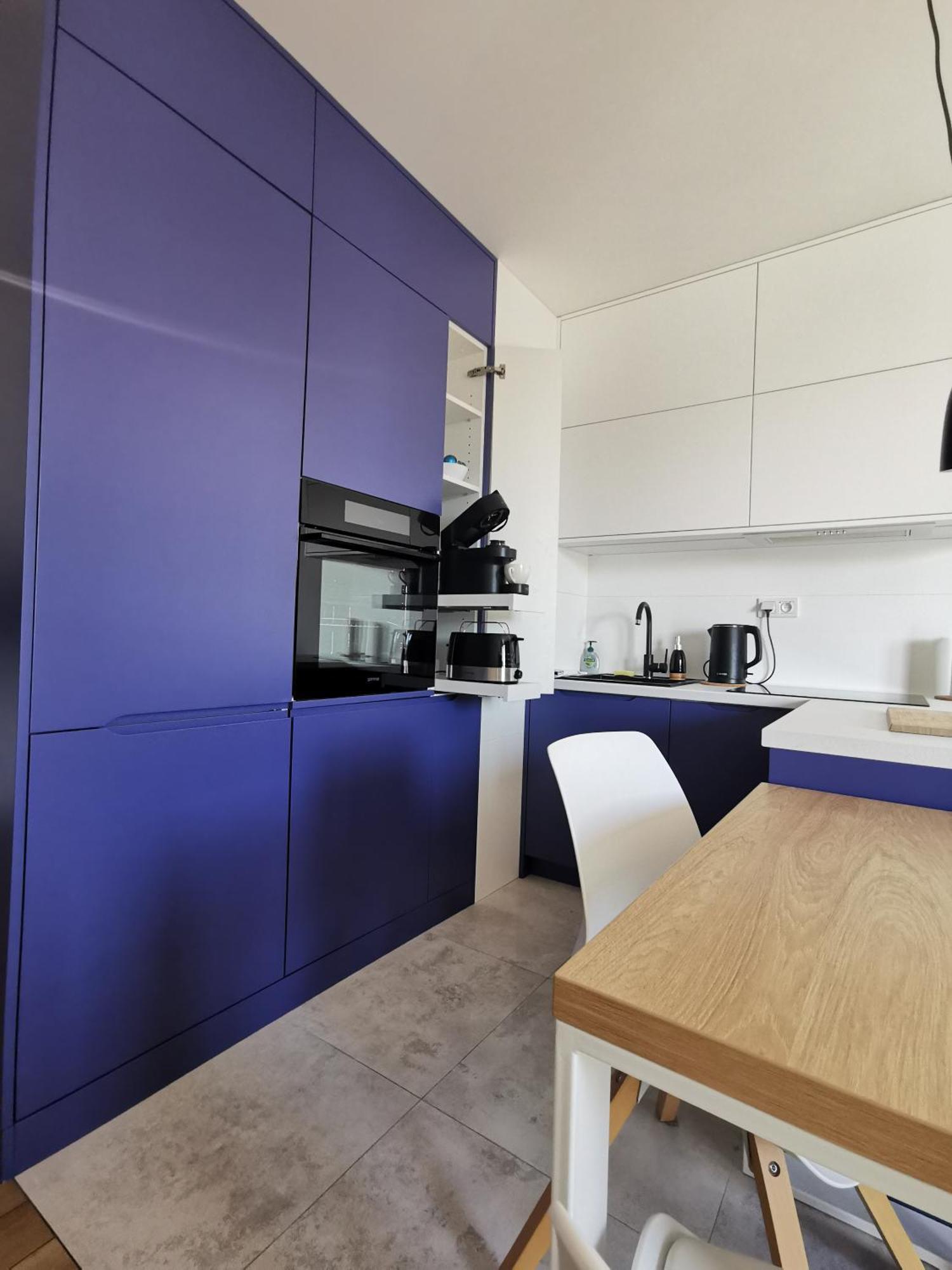 Wola Blue Modern Apartment Warschau Buitenkant foto