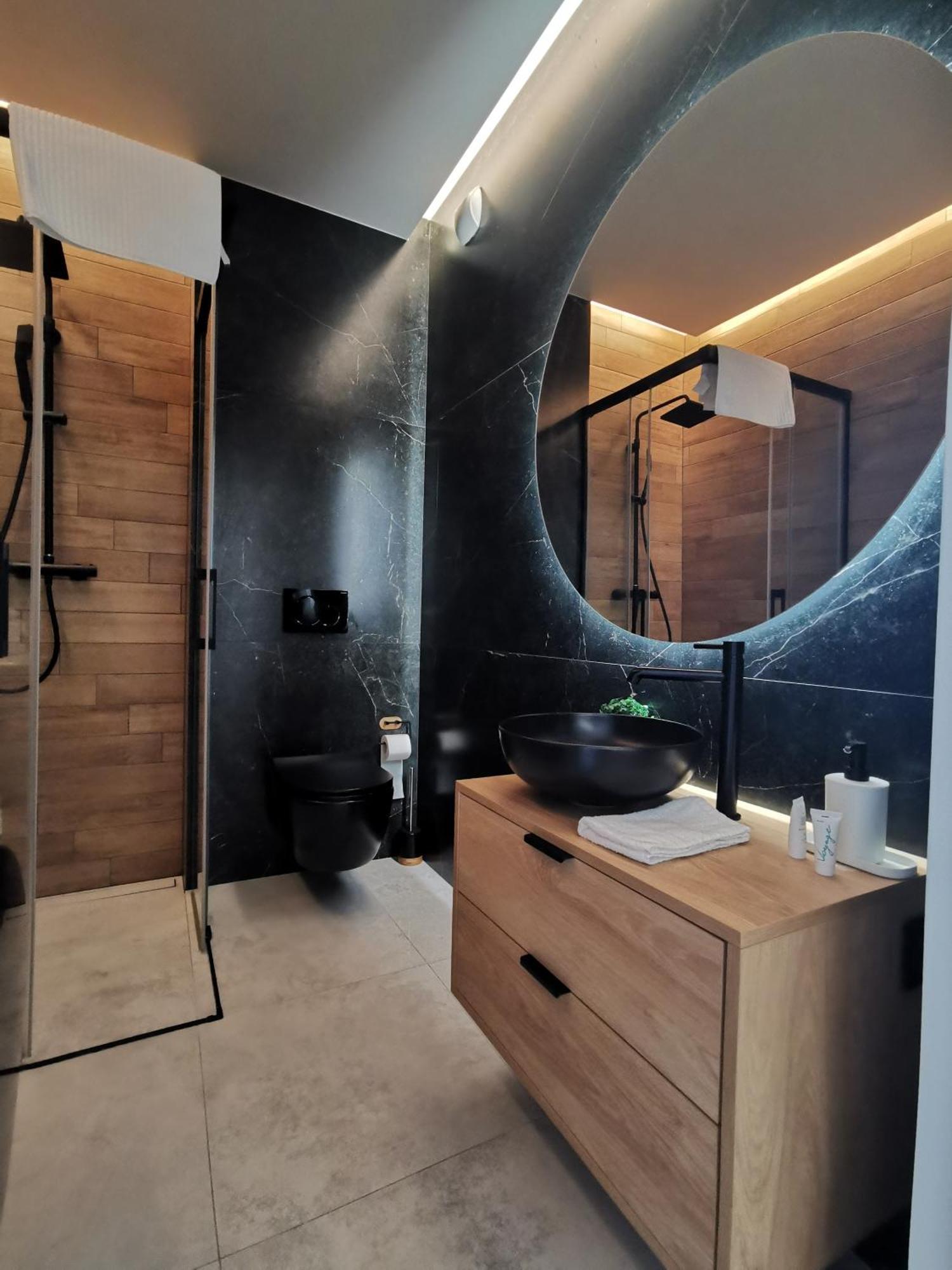 Wola Blue Modern Apartment Warschau Buitenkant foto