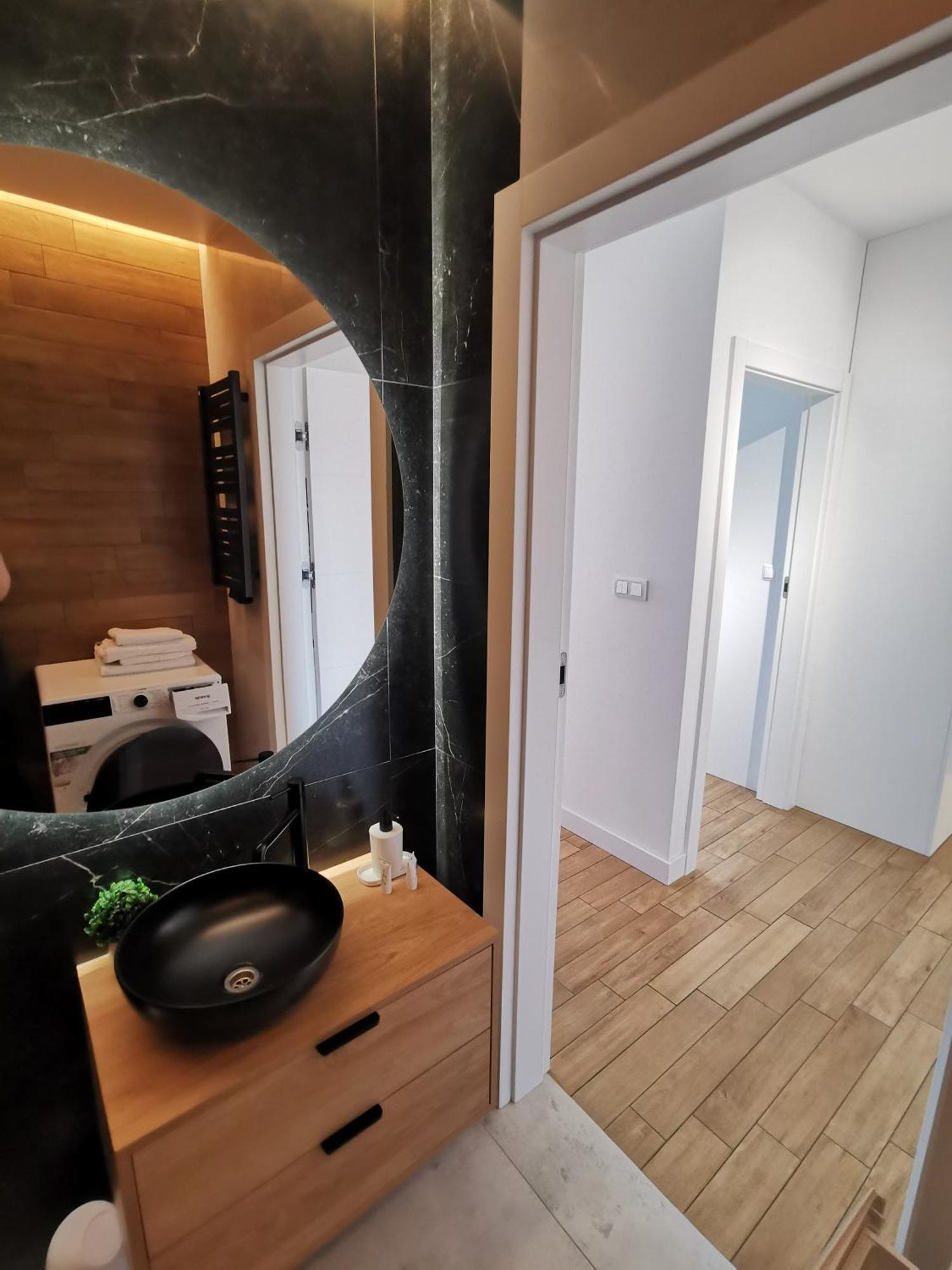 Wola Blue Modern Apartment Warschau Buitenkant foto